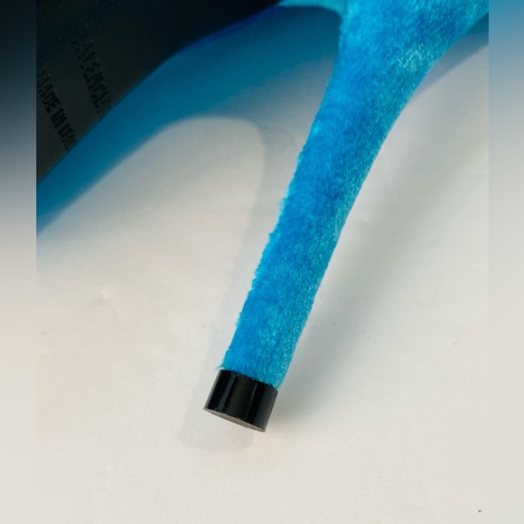 New Womens BALENCIAGA Velvet Printed Sock Boots Size 37 - Picture 8 of 14